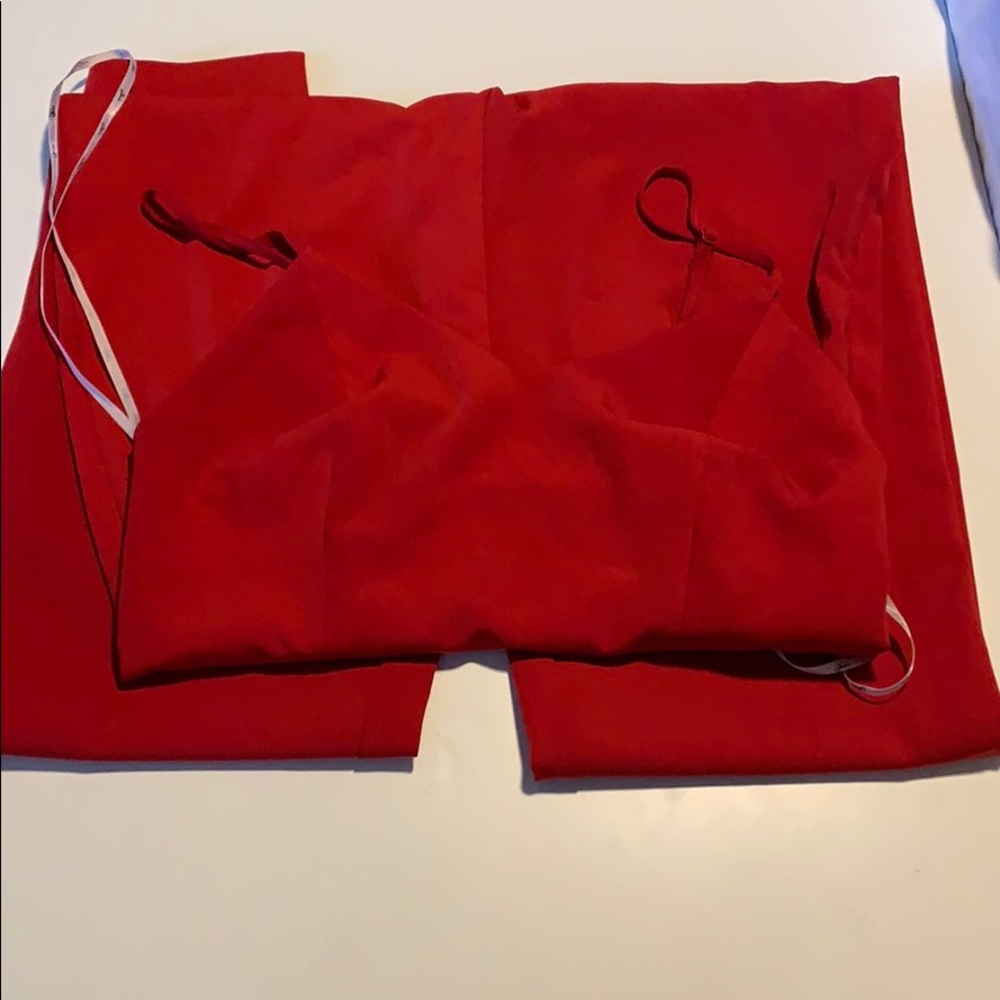Red jumpsuit